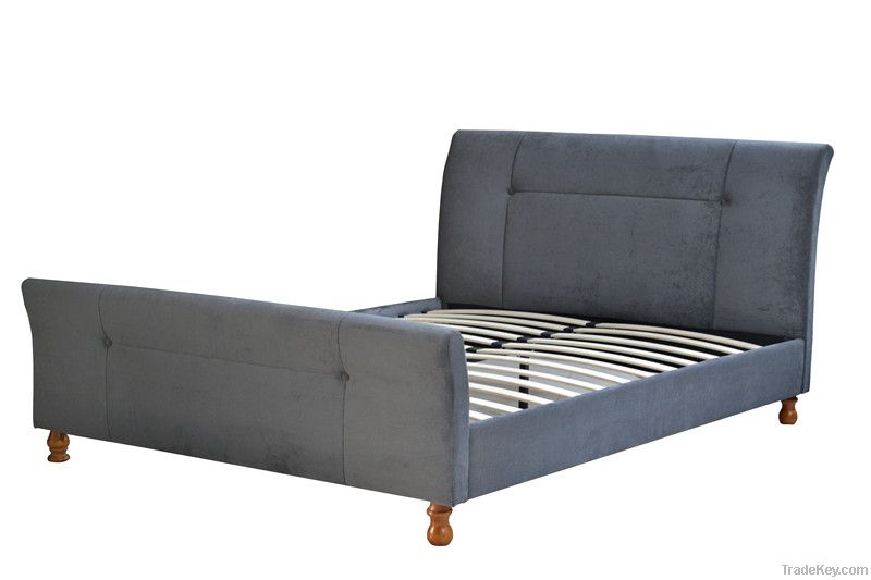 Upholstered Fabric Bed