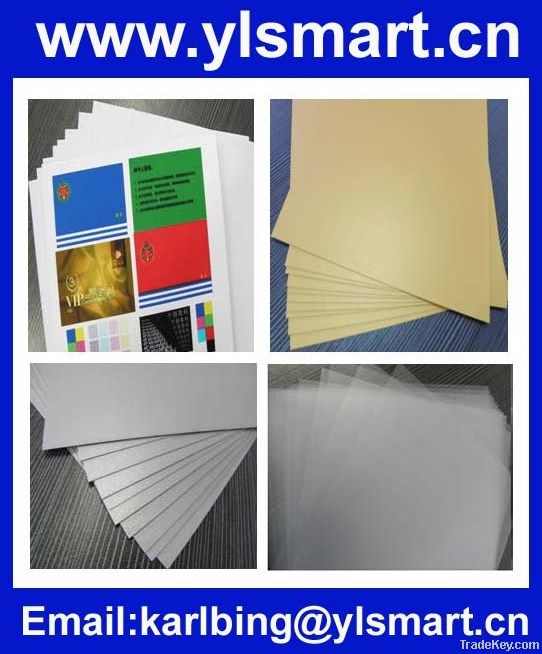 Non-lamination Plastic Card Material, Inkjet Printing PVC Sheet