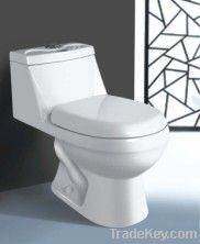 Siphon One-piece Sanitary Ware White Ceramic Toilet