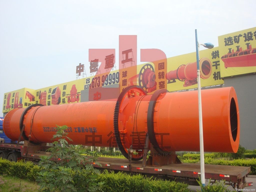 professional manufacturer of rotary dryer by Zhongde brand