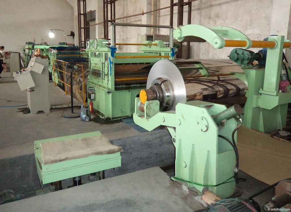 Coil slitting and cut to length machine