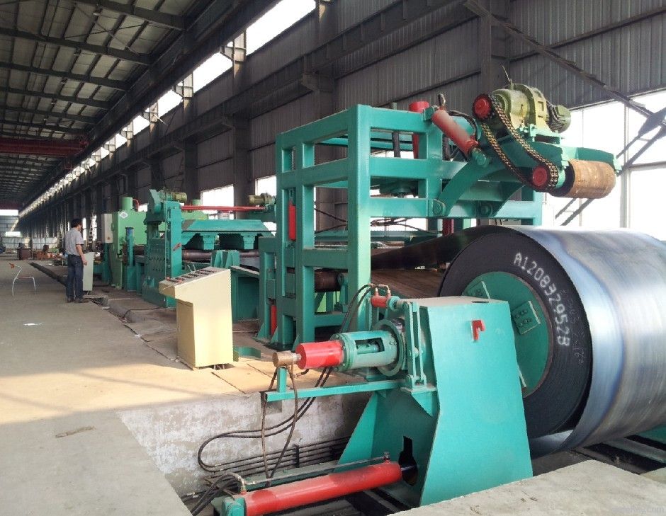 Coil slitting and cut to length machine