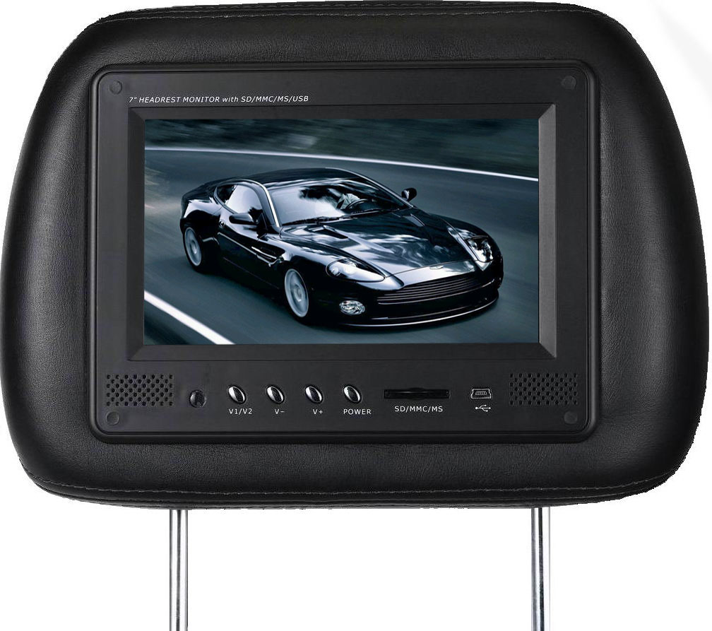 7 inch Headrest Car LCD Monitor with USB/SD