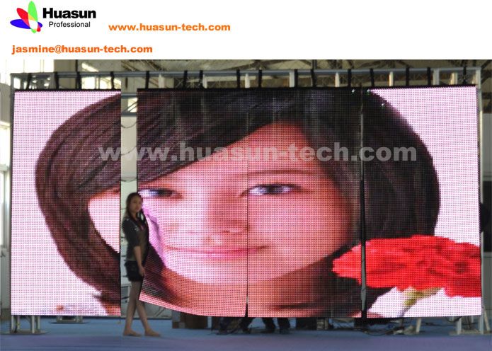 Soft LED Curian Display for Rental