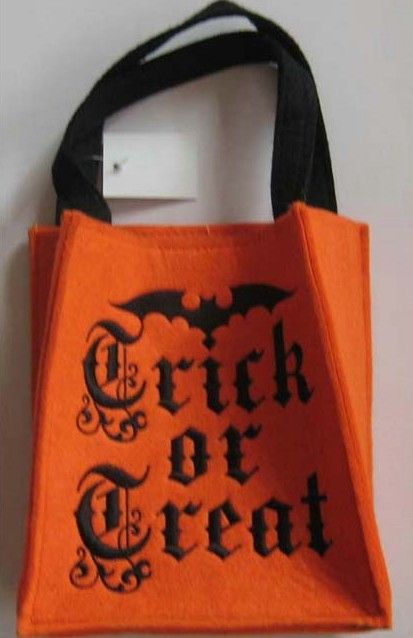 Promotion gift halloween felt bag 