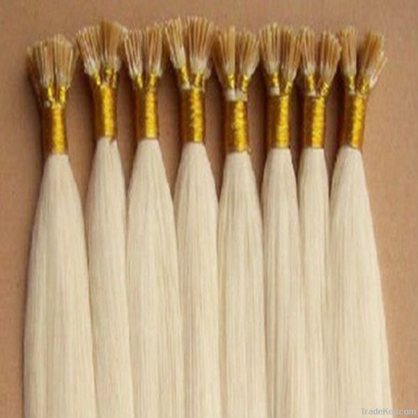 8-30 inch different color straight and wavy keretin stick tip hair