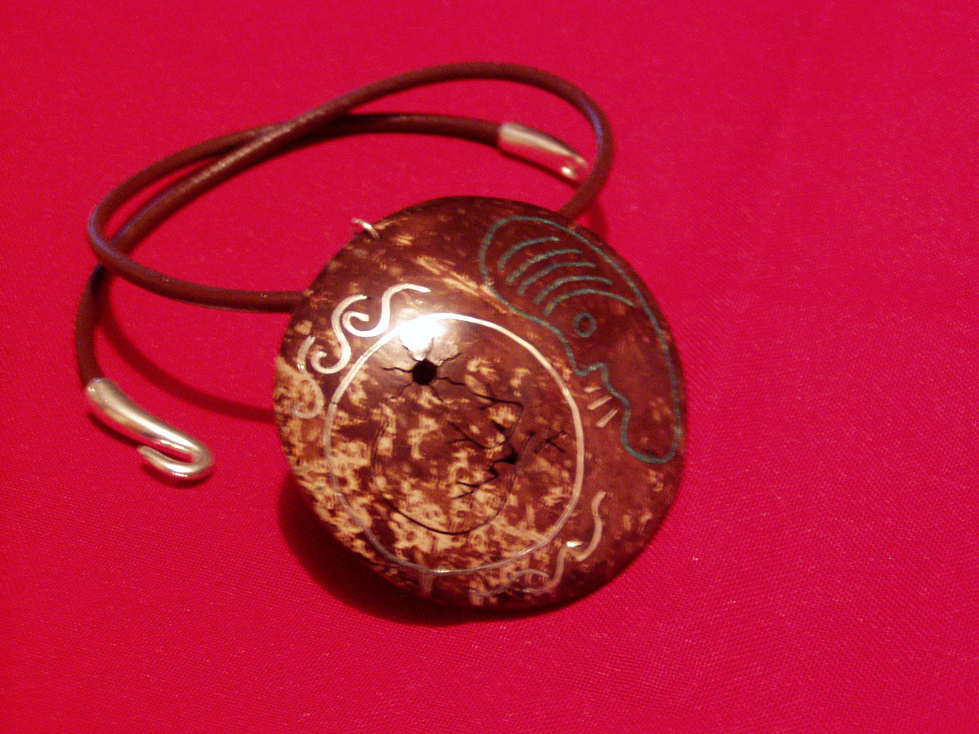 COCONUT - SILVER PENDANT