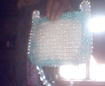 fancy crystalled ladies purse