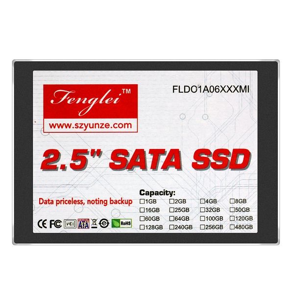 2.5 inch MLC SATA Solid State Disk/Drive SSD used in Industrial PC