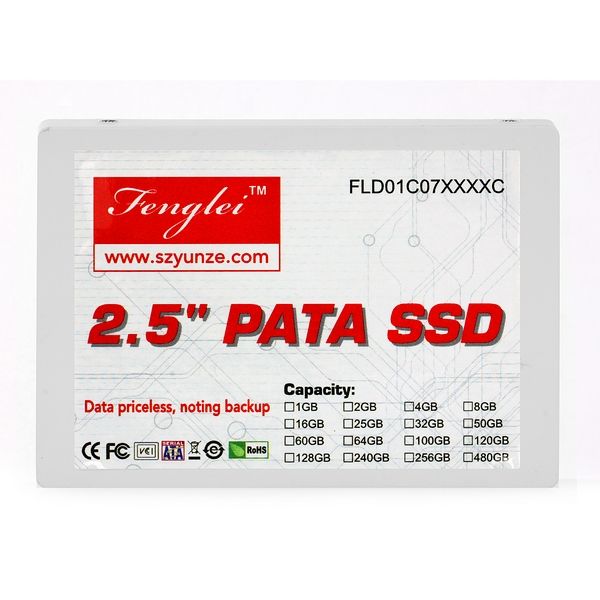 2.5 inch MLC PATA Solid State Disk/Drive SSD used in notebook