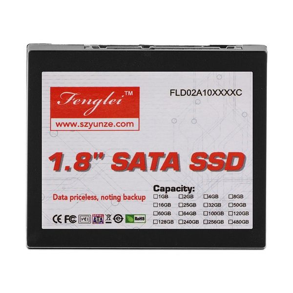 1.8 inch MLC SATA Solid State Disk/Drive SSD used in notebook upgrade