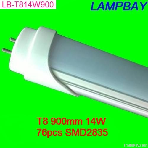 14W 900mm T8 LED Tube milk cover25pcs/lot freeshipping