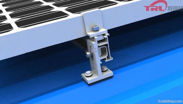 Tin roof solar mounting