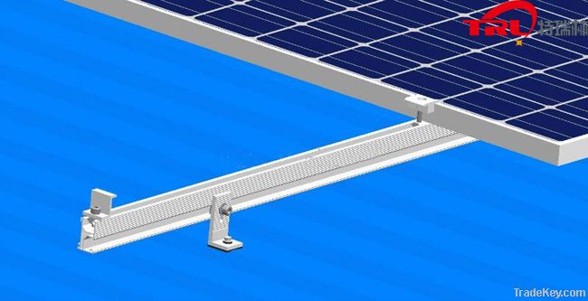 Tin roof solar mounting