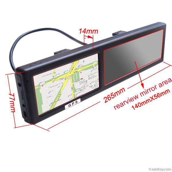 rear view monitor with GPS