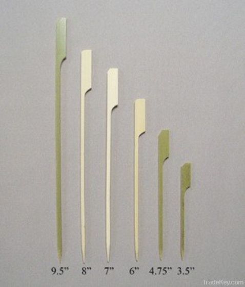 Bamboo paddle skewer