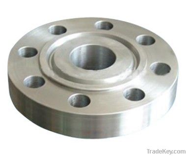 CNC machined steel flange