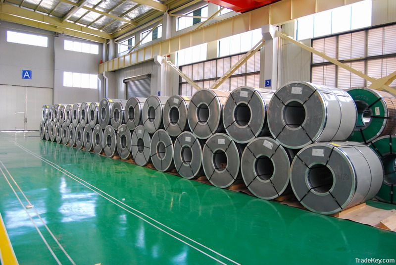 Cold rolled stainless steel coil/coils with 1000 to 2000mm width, slit