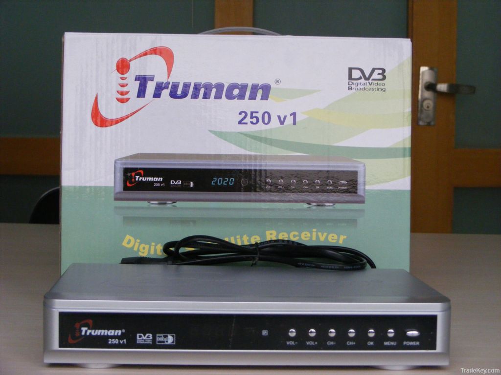 SD mpeg2 Fta   receiver  truman 250V1 with RF