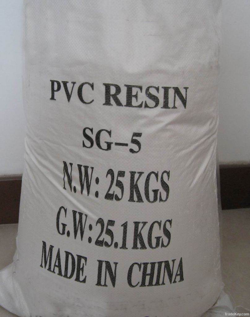 Plastic Raw Material PVC Resin SG-5