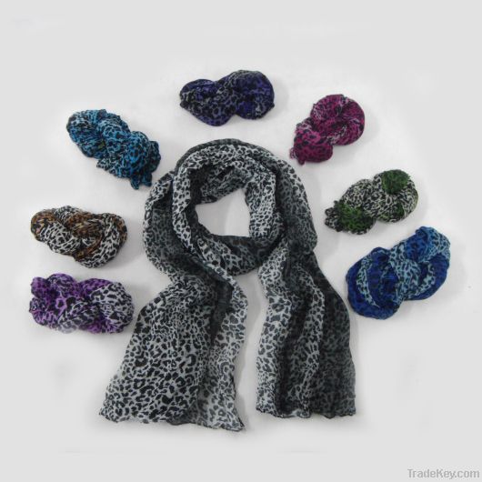 fashion spring plain print scarf