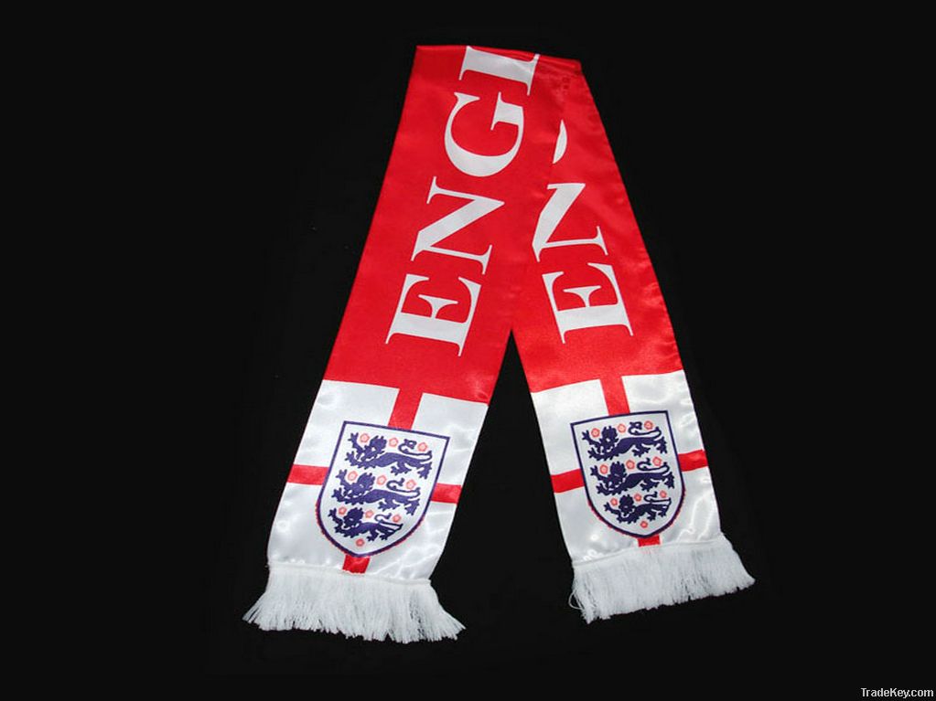 polyester print football scarf