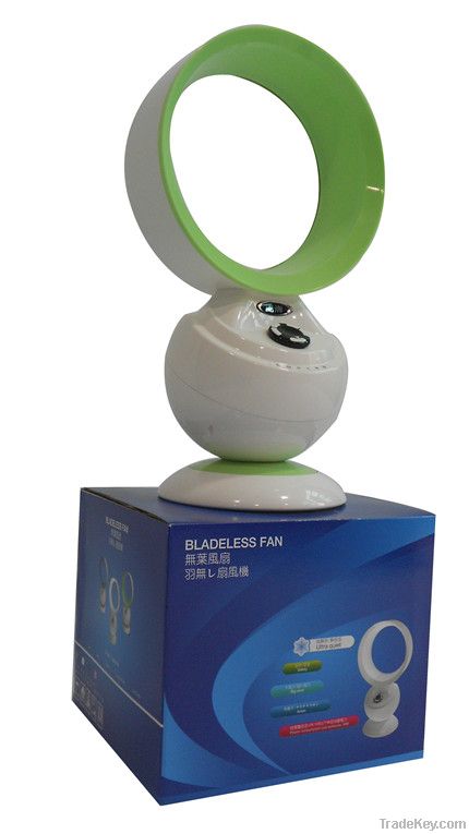 Low noise and remote control electric bladeless fan
