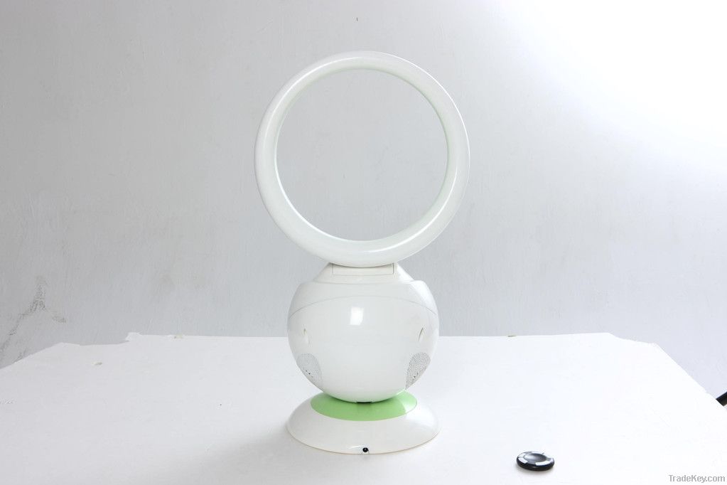 No blade table fan with remote control