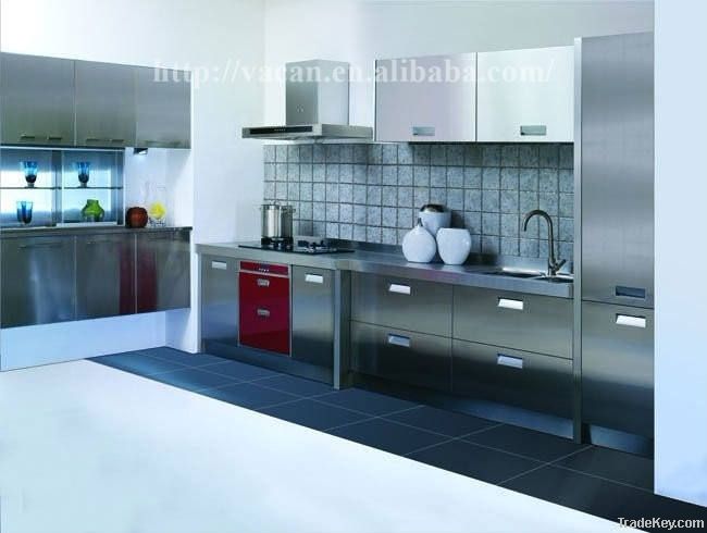 2012 New stainless steel kitchen cabinet model