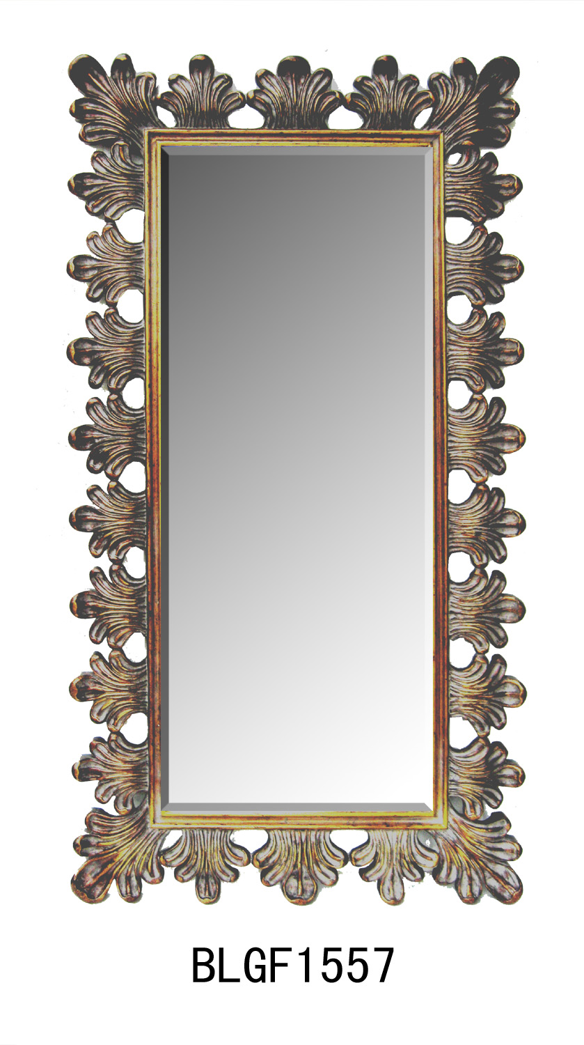 Wooden PU Frame Moldings, Framed Mirror