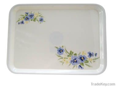 Chinese Style 100% Melamine Rectangular Tray