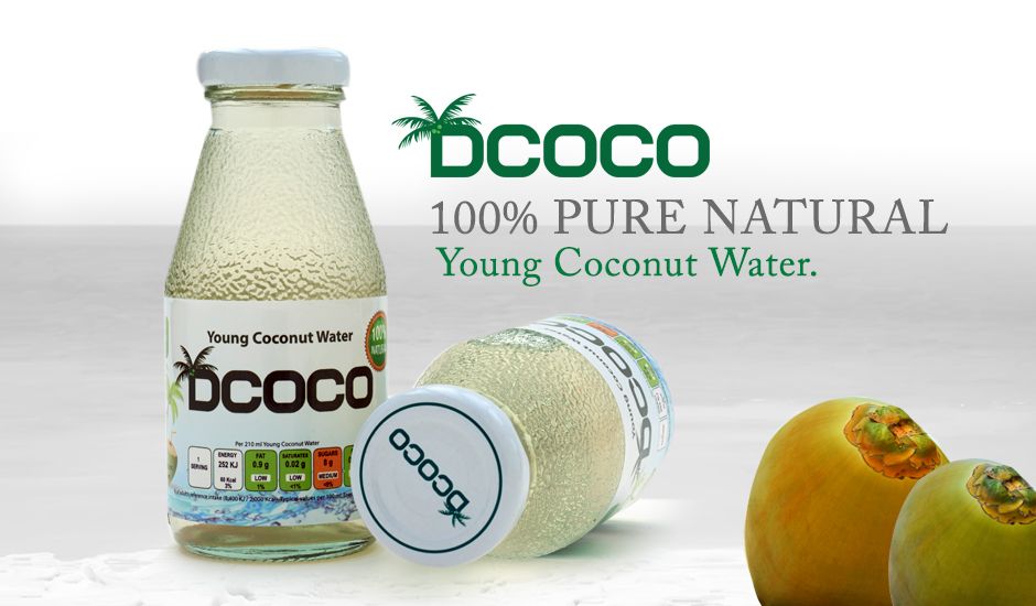 DCOCO 100% Natural Young Coconut Water