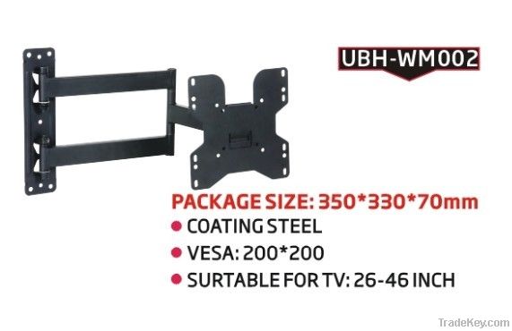 tempered glass tv wall mount