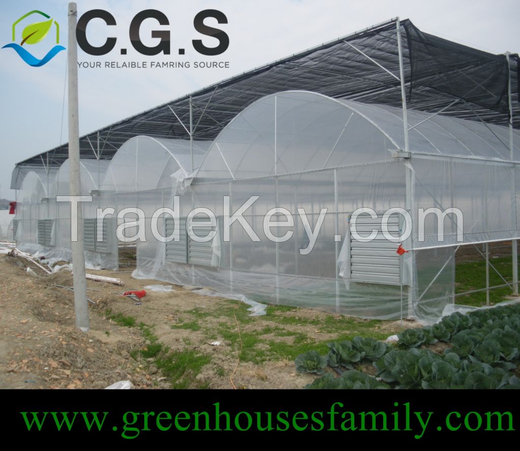 Gutter Connected Plastic Greenhouses