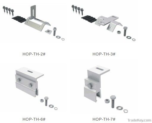 Tin roof mounting system