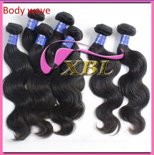 Double wefts virgin Peruvian hair extension, about 100g/pc, tangle free