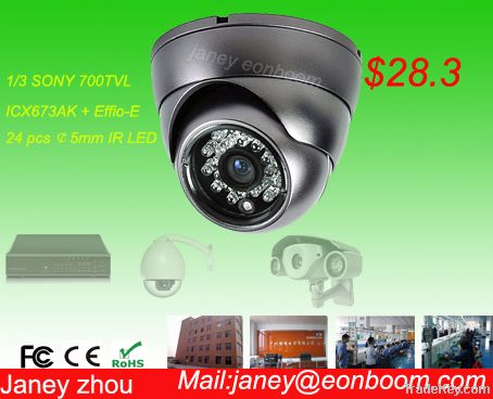 1/3 EFFIO-E CCD 700TVL VANDALRPROOF IR CCTV CAMERA $us28.3