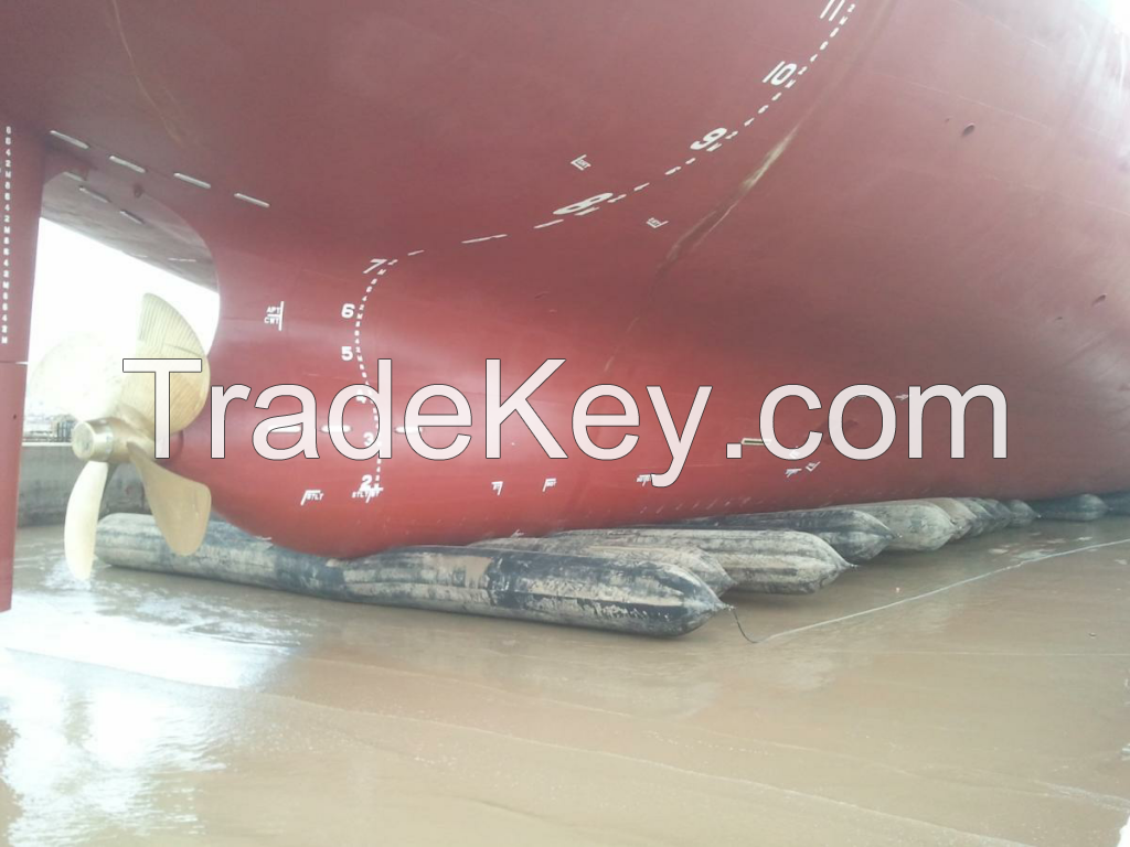 Airbags for ship launching, upgrading  ISO 14409