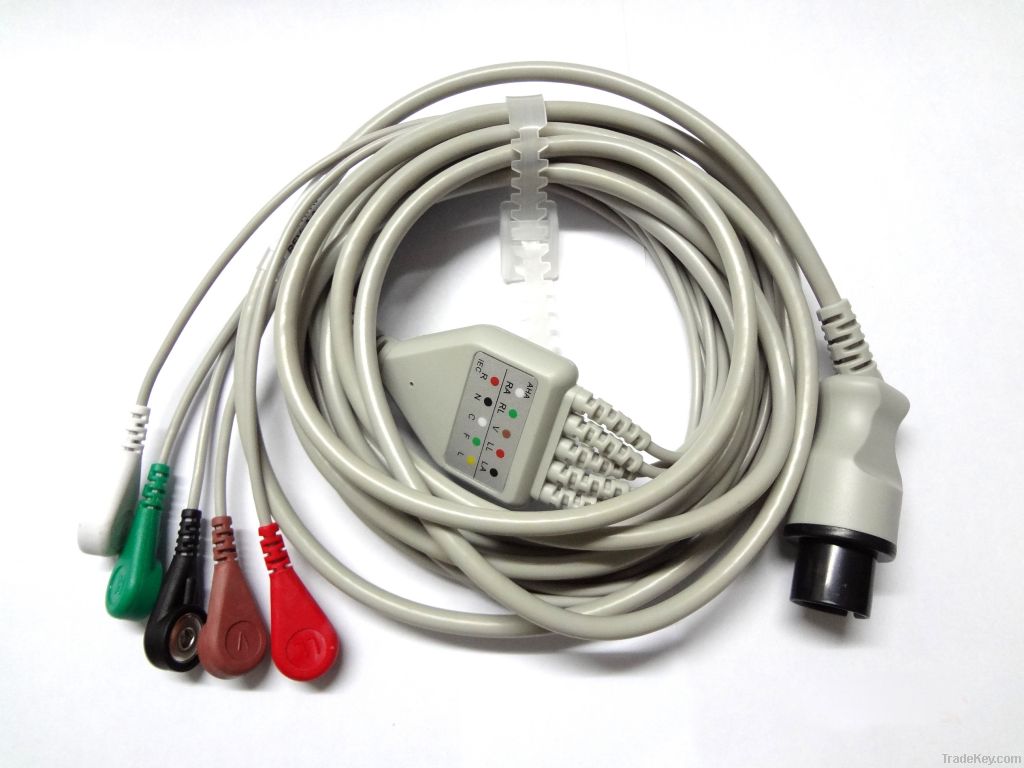 ECG cable and leadwires