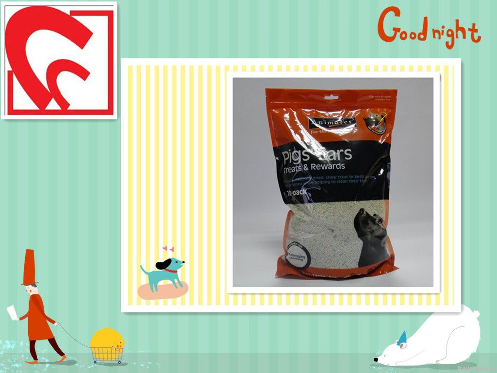 Pet food packaging pouch