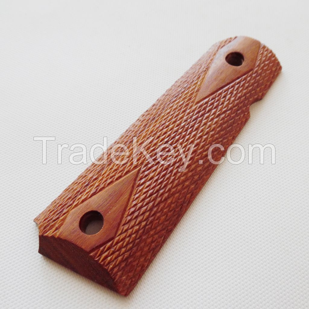 colt 1911 rosewood grips 022-1