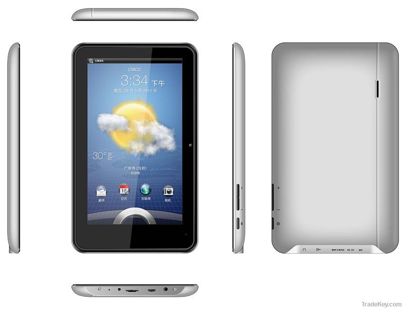 Tablet PC 7 inch  Capacitive touch, Amlogic Cortex-A9 AML8726-M3;1.0GHz