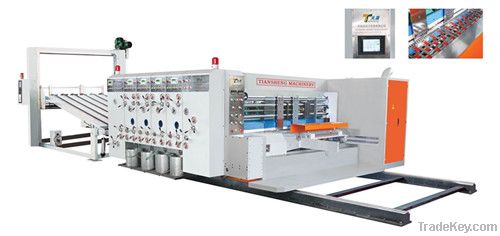 TS-PY high speed flexo printing&slotting&rotary die-cutting machine