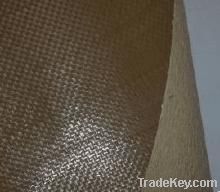 craft paper lined with woven fabric