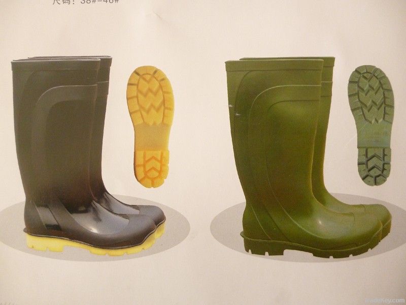 Half Boot Waterproof PVC safety Rain Boots