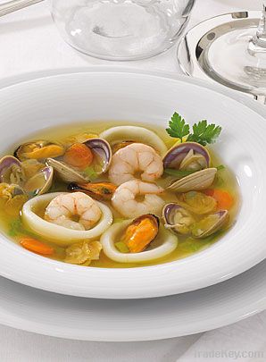 Ready-Made Shellfish Soup Seafood Soup