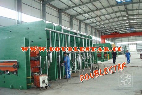 Steel cord conveyor belt production line