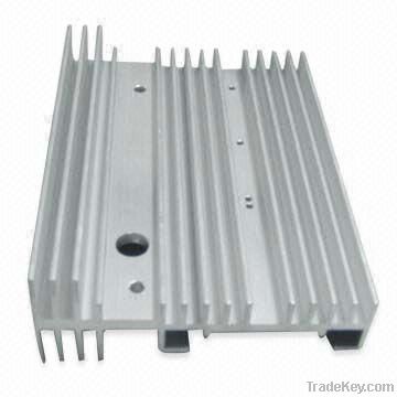 Aluminium heat sinks with different surface treatment