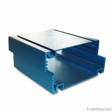 Aluminium extruded enclosures with various kinds of surface treatment