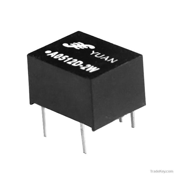 0.1-2W single voltage input, dual output isolated dc/dc converter